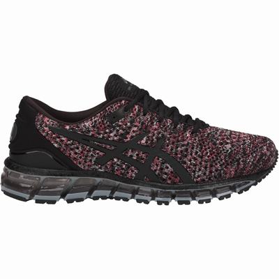 Asics Gel-Quantum 360 Knit 2 - Miesten Tennarit - Mustat/Punainen